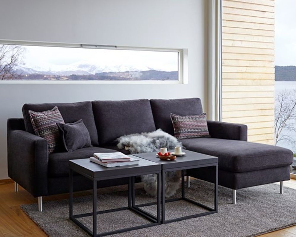 Zoo om natten Halvkreds golf Stockholm 2 personers chaiselong sofa - Collection By Schiang Living
