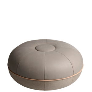 Cecilie-Manz-Pouf-Buffed-leather-light-grey-small-Fritz-Hansen-Collection.png